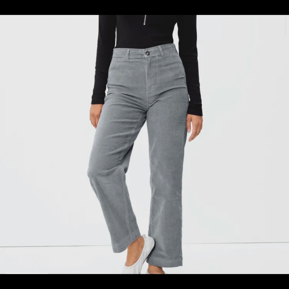 Everlane Wide Leg Corduroy Pant